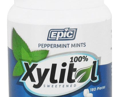 EPIC DENTAL - Xylitol Mints Peppermint - 180 Pieces on Sale