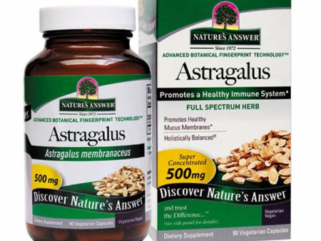 NATURE S ANSWER - Astragalus Root Extract - 90 Vegetarian Capsules Fashion