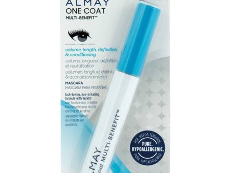 ALMAY - One Coat Multi-Benefit Waterproof Mascara Blackest Black - 0.24 fl. oz. (7 ml) Online now