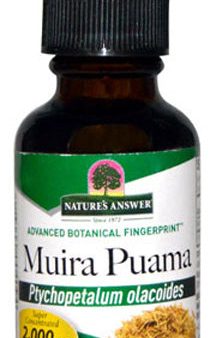 NATURE S ANSWER - Muira Puama Root Extract - 1 fl. oz. (30 ml) For Sale