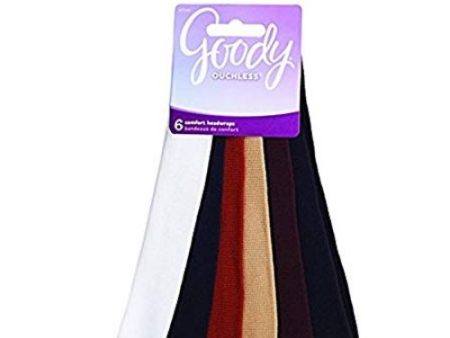 GOODY - Ouchless Jersey Comfort Headwrap - 6 Count Online