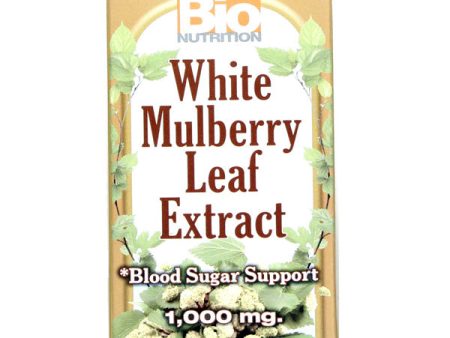 BIO NUTRITION - White Mulberry Leaf Extract - 60 Vegetarian Capsules Fashion