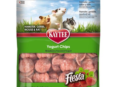 FIESTA - Strawberry Flavor Yogurt Chips for Small Animals - 3.5 oz. (99 g) For Sale