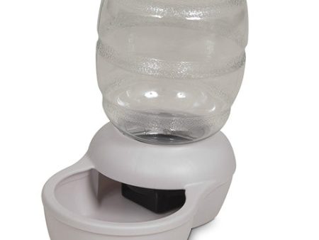 PETMATE - Replendish Feeder with Microban Pearl White - 0.5 Gallon Supply