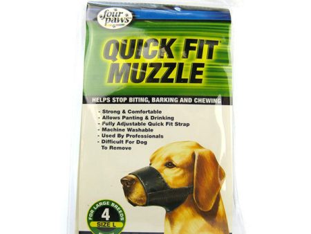 FOUR PAWS - Quick Fit Muzzle for Dogs - Size 4 Cheap