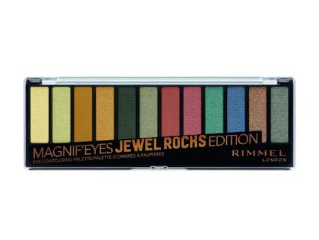 RIMMEL - Magnif Eyes Eyeshadow Palette, Jewel Rocks - 0.5 oz. (14.16 g) Online Hot Sale