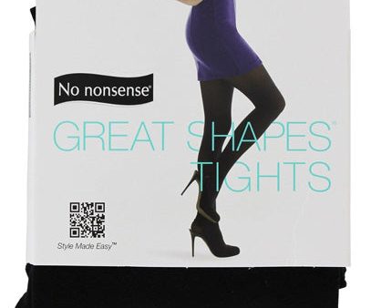 NO NONSENSE - Great Shapes Opaque Shaping Tight Black X-Large - 1 Pair Fashion