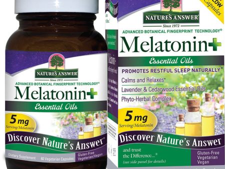 NATURE S ANSWER - Melatonin Plus - 60 Vegetarian Capsules Discount