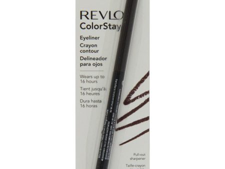 REVLON - ColorStay Eyeliner Pencil 202 Black Brown - 0.01 oz. (0.28 g) Hot on Sale