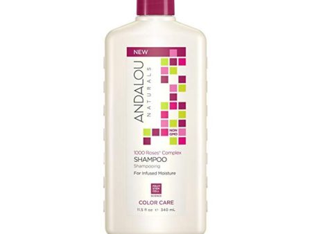 ANDALOU - 1000 Roses Complex Color Care Shampoo - 11.5 fl oz (340 ml) Online now