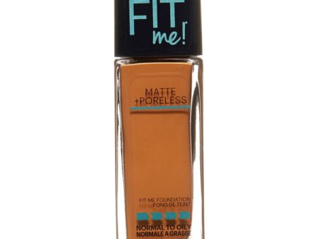 MAYBELLINE - Fit Me Matte Plus Poreless Foundation #338 Spicy Brown - 1 fl. oz. (30 ml) Online