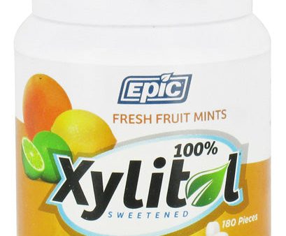 EPIC DENTAL - Xylitol Mints Fresh Fruit - 180 Pieces Cheap