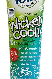 TOM S OF MAINE - Wicked Cool Fluoride Toothpaste Mild Mint - 4.2 oz. (119 g) Online Sale