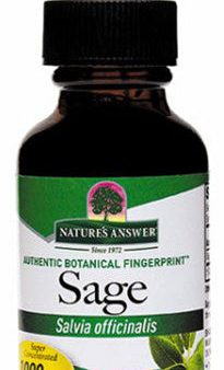 NATURE S ANSWER - Sage Leaf Alcohol-Free Extract - 1 fl. oz. (30 ml) on Sale