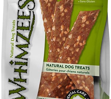 WHIMZEES - Veggie Strip Dental Dog Treats Medium 14 Pieces - 14.8 oz. (420 g) For Discount