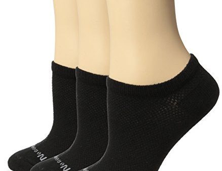 NO NONSENSE - Soft and Breathable Ventilated No Show Liner Socks 4-8 Black - 3 Pairs Online