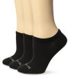 NO NONSENSE - Soft and Breathable Ventilated No Show Liner Socks 4-8 Black - 3 Pairs Online