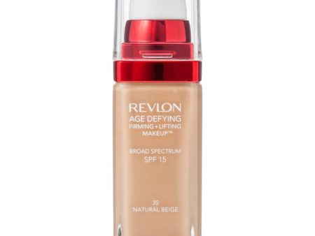 REVLON - Age Defying Firming Plus Lifting Makeup #35 Natural Beige - 1 fl. oz. (30 ml) For Discount