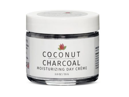 REVIVA - Coconut Charcoal Moisturizing Day Creme - 2 oz. (55 g) For Discount