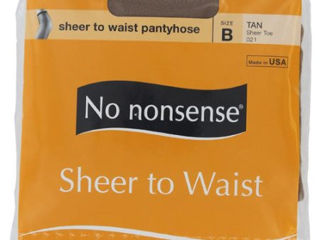 NO NONSENSE - Sheer to Waist Pantyhose Tan Size B - 1 Pair Sale