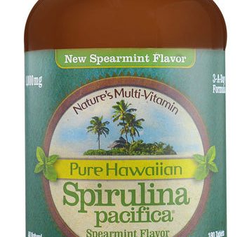 NUTREX HAWAII - Spirulina Pacifica Spearmint Flavor 1,000mg - 180 Tablets Sale