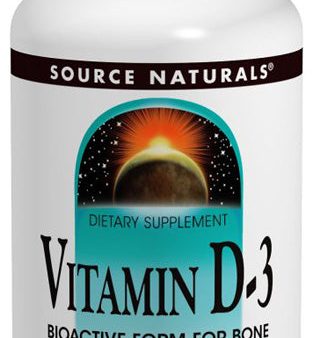 SOURCE NATURALS - Vitamin D-3 5000 IU  - 240 Capsules Hot on Sale