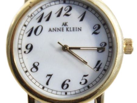 Anne Klein 10 9113 White Dial Two Tone Stainless Steel Women s Watch For Sale