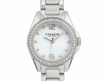 Coach 14502103 Tristen Mother of Pearl Dial Stainless Steel Women s Watch Sale