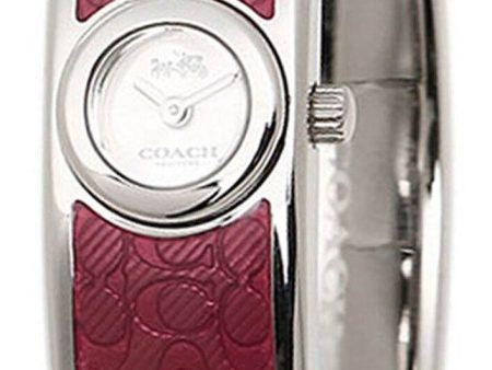 Coach 14502621 Scout Silver Dial Purple Stainless Steel Bangle Women s Watch Online Sale