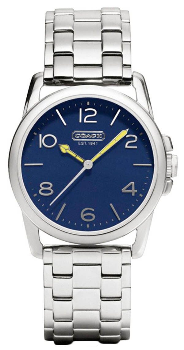 Coach 14501835 Sydney Navy Blue Dial Stainless Steel Women s Watch Discount