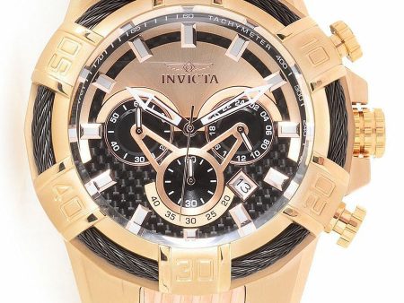 Invicta 25765 Bolt Rose Gold Dial Two Tone Stainless Chronograph Men s Watch Online