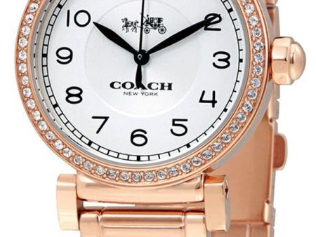 Coach 14502398 Madison Silver Dial Rose Gold Stainless Steel Women s Watch For Cheap